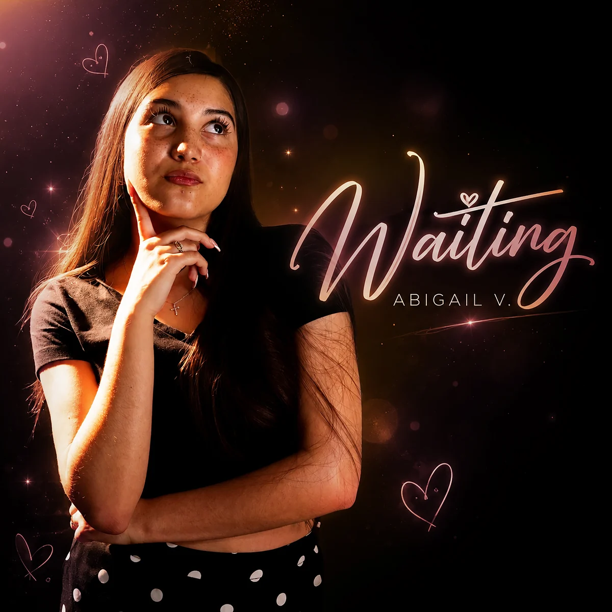 Artwork for the Abigail V. release “Waiting”.